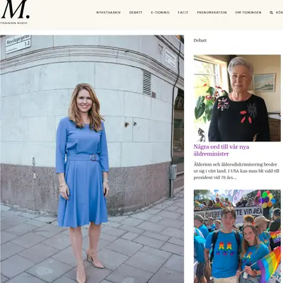 tidningenm.se startsida 2023