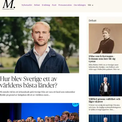 tidningenm.se startsida 2026