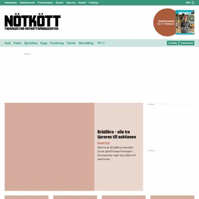 www.tidningennotkott.se startsida 2023