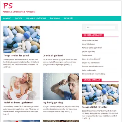 PS!, www.tidningenps.se startsida 2018