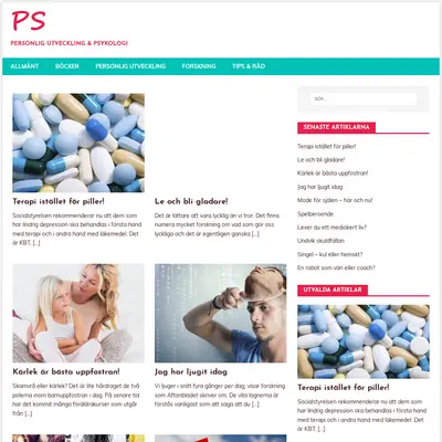 PS!, www.tidningenps.se startsida 2019