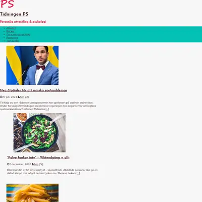 PS!, www.tidningenps.se startsida 2022