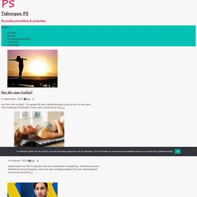PS!, www.tidningenps.se startsida 2026