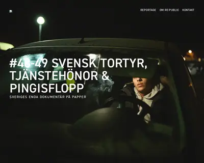 www.tidningenrepublic.se startsida 2020