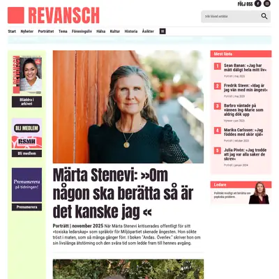 www.tidningenrevansch.se startsida 2026