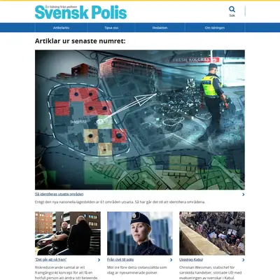 tidningensvenskpolis.se startsida 2022