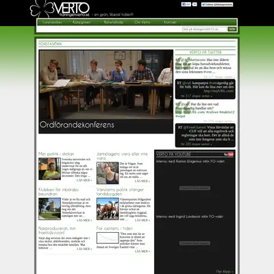 VERTO, www.tidningenverto.se startsida 2013