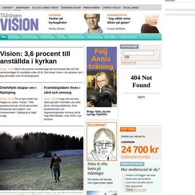 www.tidningenvision.se startsida 2012