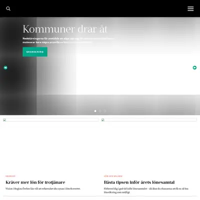 www.tidningenvision.se startsida 2020