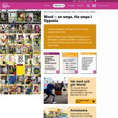 tidningenword.se startsida 2025