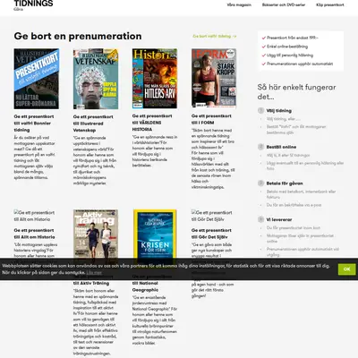 tidningsgava.se startsida 2018