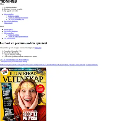 tidningsgava.se startsida 2025