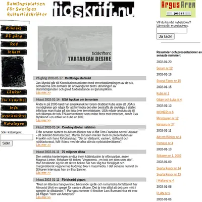 Byggnadskultur startsida 2002