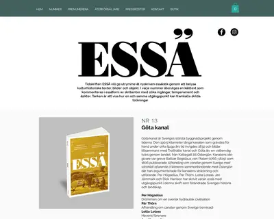 ESSÄ startsida 2023