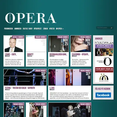 Tidskriften OPERA startsida 2019
