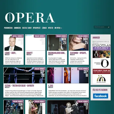 Tidskriften OPERA startsida 2021