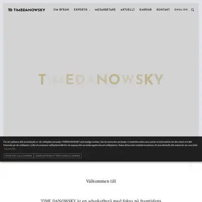 Danowsky & Partners, www.danowsky.se startsida 2025