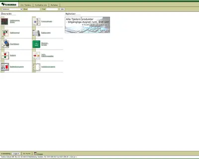 tjeders.se startsida 2004