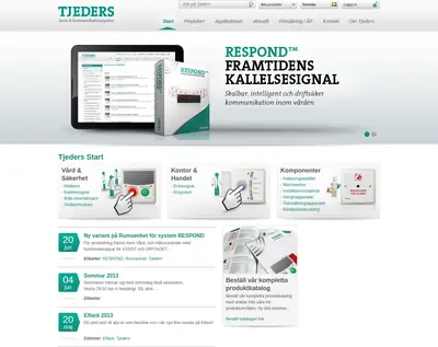 tjeders.se startsida 2013