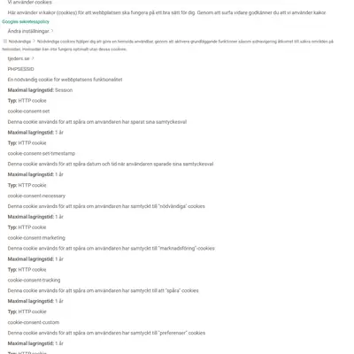 tjeders.se startsida 2026