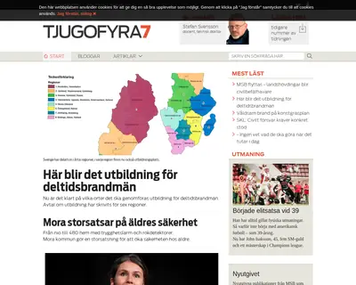 www.tjugofyra7.se startsida 2018