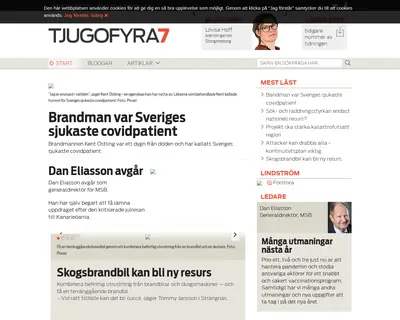 www.tjugofyra7.se startsida 2021