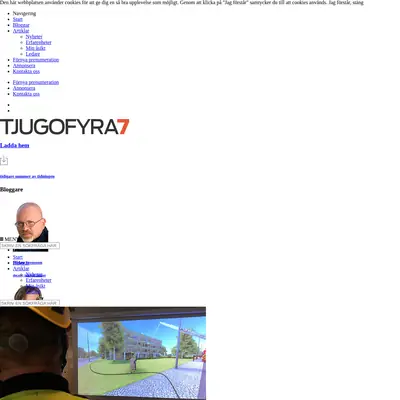 www.tjugofyra7.se startsida 2022