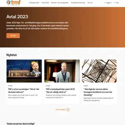 Trä & Möbelforum startsida 2023