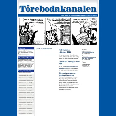 Törebodakanalen startsida 2011