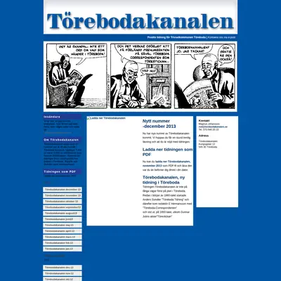 Törebodakanalen startsida 2014