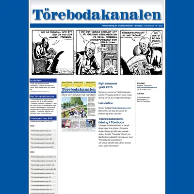 Törebodakanalen startsida 2015