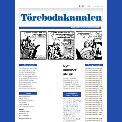 Törebodakanalen startsida 2024