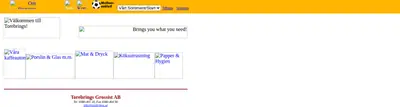 www.torebrings.se startsida 1999