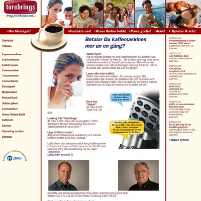 www.torebrings.se startsida 2007