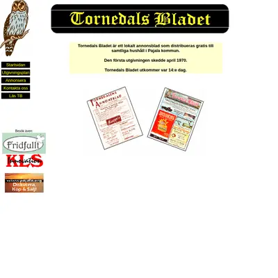 Tornedalsbladet startsida 2018
