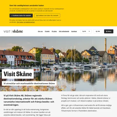 tourisminskane.com startsida 2025