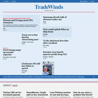 TRADEWINDS startsida 2017