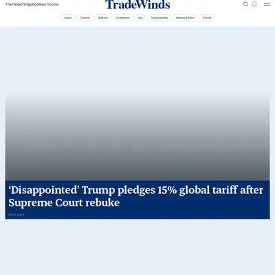 TRADEWINDS startsida 2026