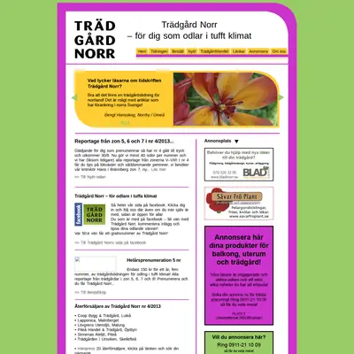 Din Trädgård startsida 2013