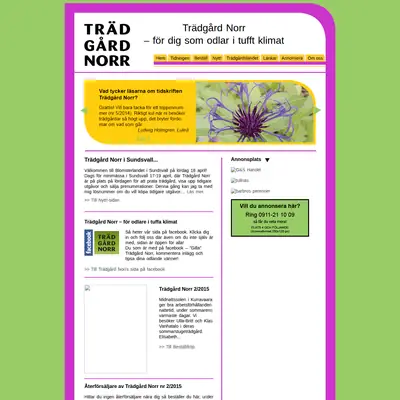 Din Trädgård startsida 2015
