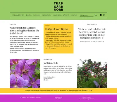 Din Trädgård startsida 2024