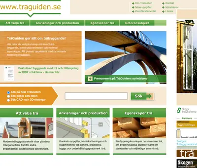 www.traguiden.se startsida 2010