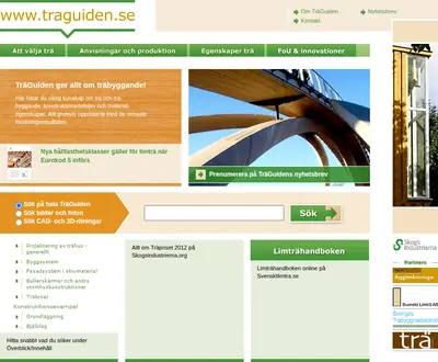 www.traguiden.se startsida 2011