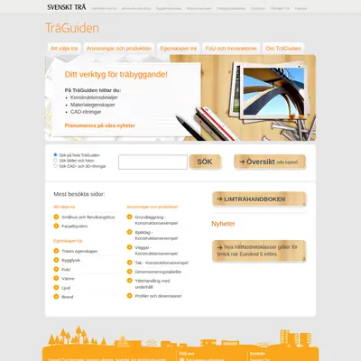 www.traguiden.se startsida 2012