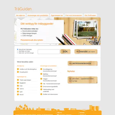 www.traguiden.se startsida 2013
