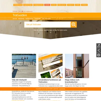 www.traguiden.se startsida 2016