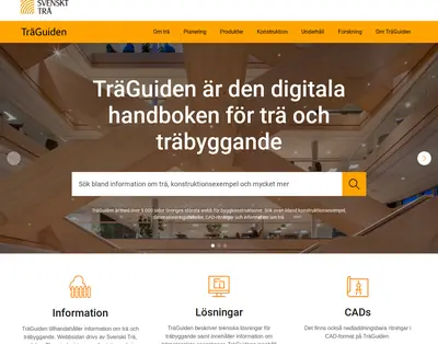 www.traguiden.se startsida 2025