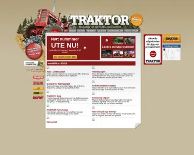 www.traktor.se startsida 2016