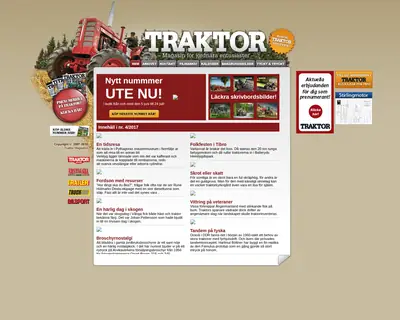 www.traktor.se startsida 2017