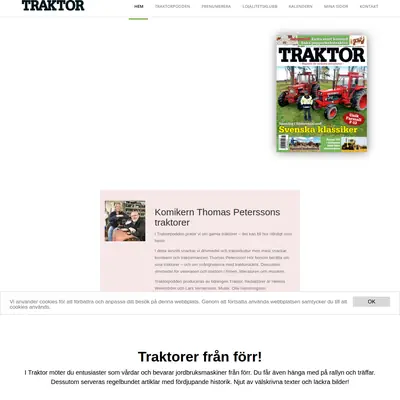 www.traktor.se startsida 2021